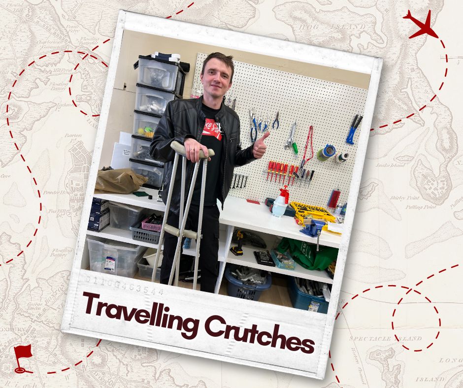Traveling Crutches