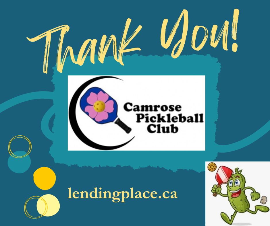 Thank You to the Camrose Pickleball Club
